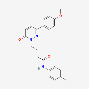 4-(3-(4-methoxyphenyl)-6-oxopyridazin-1(6H)-yl)-N-(p-tolyl)butanamide