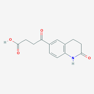 4-Oxo-4-(2-oxo-1,2,3,4-tetrahydroquinolin-6-YL)butanoic acid