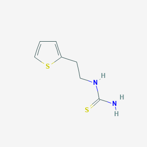 molecular formula C7H10N2S2 B2384100 [2-(Thiophen-2-yl)ethyl]thiourea CAS No. 923255-84-9