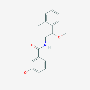 B2384147 3-methoxy-N-(2-methoxy-2-(o-tolyl)ethyl)benzamide CAS No. 1797892-40-0