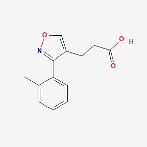 3-[3-(2-Methylphenyl)-4-isoxazolyl]propanoic acid