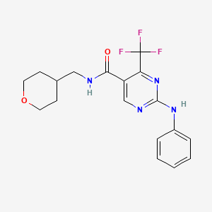 molecular formula C18H19F3N4O2 B2384156 CB2 modulator 1 