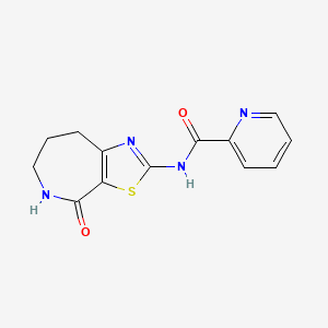 N-(4-oxo-5,6,7,8-tetrahydro-4H-thiazolo[5,4-c]azepin-2-yl)picolinamide
