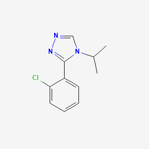 3-(2-chlorophenyl)-4-(propan-2-yl)-4H-1,2,4-triazole