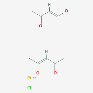 (Z)-4-Oxopent-2-en-2-olate;(E)-4-oxopent-2-en-2-olate;platinum(2+);chloride