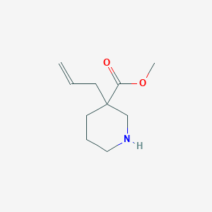 Methyl 3-prop-2-enylpiperidine-3-carboxylate