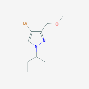 4-bromo-1-sec-butyl-3-(methoxymethyl)-1H-pyrazole