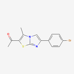 1-[6-(4-Bromophenyl)-3-methylimidazo[2,1-b][1,3]thiazol-2-yl]-1-ethanone