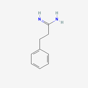 molecular formula C9H12N2 B2384256 3-Phenylpropanimidamide CAS No. 24441-89-2; 24442-03-3