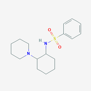 N-(2-Piperidin-1-yl-cyclohexyl)-benzenesulfonamide