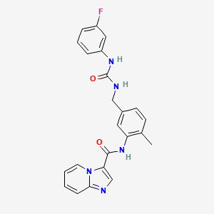 molecular formula C23H20FN5O2 B2384266 DDR Inhibitor 