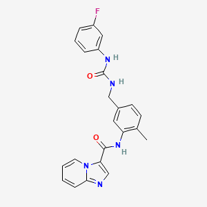 N-[5-({[(3-Fluorophenyl)carbamoyl]amino}methyl)-2-Methylphenyl]imidazo[1,2-A]pyridine-3-Carboxamide