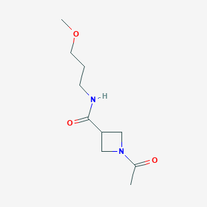 1-acetyl-N-(3-methoxypropyl)azetidine-3-carboxamide
