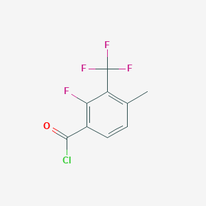 2-Fluoro-4-methyl-3-(trifluoromethyl)benzoyl chloride