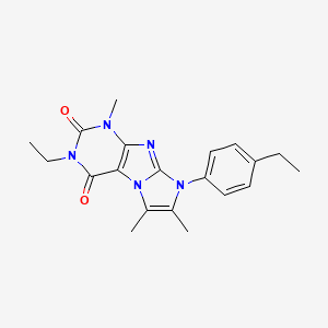 3-ethyl-8-(4-ethylphenyl)-1,6,7-trimethyl-1H-imidazo[2,1-f]purine-2,4(3H,8H)-dione