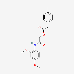 2-[(2,4-Dimethoxyphenyl)amino]-2-oxoethyl (4-methylphenyl)acetate