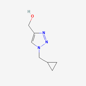 [1-(cyclopropylmethyl)-1H-1,2,3-triazol-4-yl]methanol