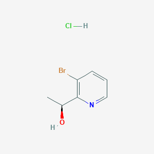 (1S)-1-(3-Bromopyridin-2-yl)ethan-1-ol hydrochloride