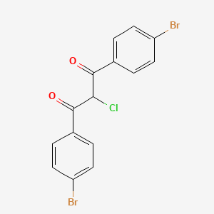 1,3-Bis(4-bromophenyl)-2-chloropropane-1,3-dione