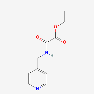 Ethyl oxo[(pyridin-4-ylmethyl)amino]acetate