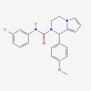 N-(3-chlorophenyl)-1-(4-methoxyphenyl)-3,4-dihydropyrrolo[1,2-a]pyrazine-2(1H)-carboxamide