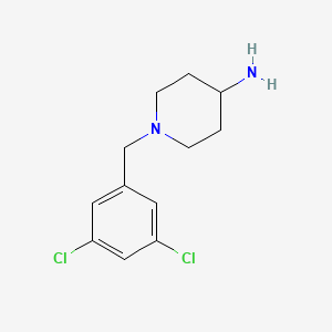 1-[(3,5-Dichlorophenyl)methyl]piperidin-4-amine