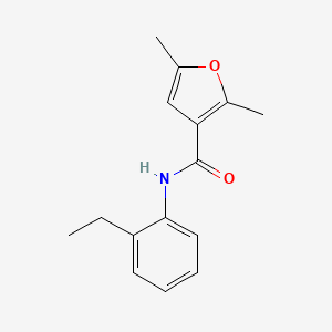 molecular formula C15H17NO2 B2384367 N-(2-ethylphenyl)-2,5-dimethylfuran-3-carboxamide CAS No. 915926-86-2