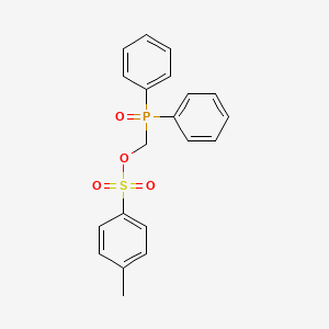 molecular formula C20H21O5PS B2384374 Tosyloxymethyldiphenylphosphine oxide CAS No. 33730-69-7