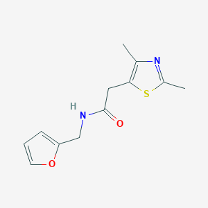 2-(2,4-dimethylthiazol-5-yl)-N-(furan-2-ylmethyl)acetamide