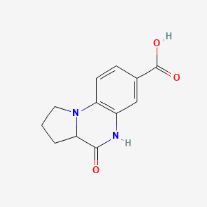 4-Oxo-1,2,3,3a,4,5-hexahydropyrrolo[1,2-a]quinoxaline-7-carboxylic acid