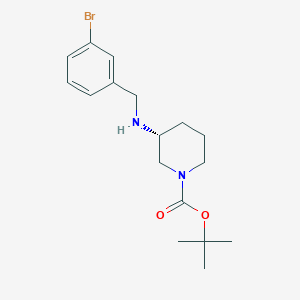 molecular formula C17H25BrN2O2 B2384402 (R)-tert-Butyl 3-(3-bromobenzylamino)piperidine-1-carboxylate CAS No. 1286208-74-9