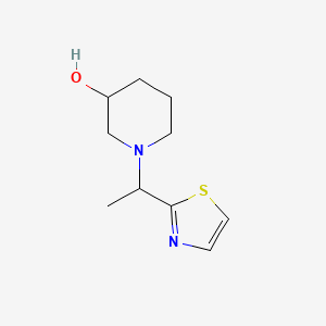 1-(1-(Thiazol-2-yl)ethyl)piperidin-3-ol