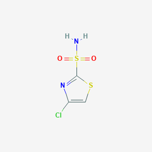 molecular formula C3H3ClN2O2S2 B2384419 4-Chlorothiazole-2-sulfonamide CAS No. 89501-94-0