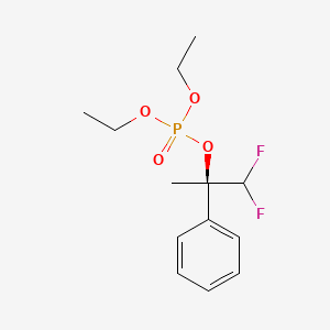 molecular formula C13H19F2O4P B2384495 1,1-Difluoro-2-phenylpropan-2-yl diethyl phosphate CAS No. 1159000-83-5