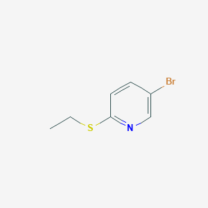 molecular formula C7H8BrNS B2384498 5-Bromo-2-(ethylthio)pyridine CAS No. 127800-66-2