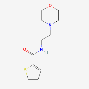 molecular formula C11H16N2O2S B2384499 N-[2-(morpholin-4-yl)ethyl]thiophene-2-carboxamide CAS No. 304508-62-1