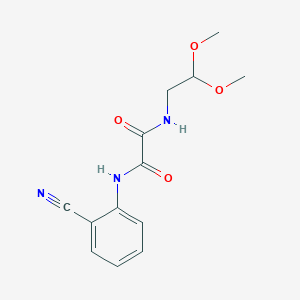 N'-(2-cyanophenyl)-N-(2,2-dimethoxyethyl)oxamide