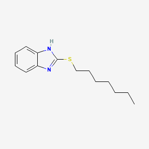 2-(heptylthio)-1H-benzo[d]imidazole