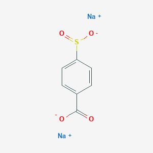 molecular formula C7H4Na2O4S B2384544 Disodium;4-sulfinatobenzoate CAS No. 17624-81-6