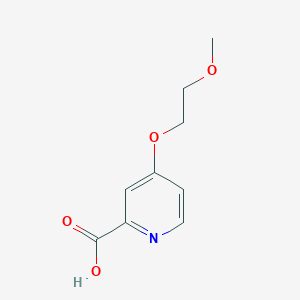 molecular formula C9H11NO4 B2384613 4-(2-Methoxyethoxy)picolinic acid CAS No. 663614-86-6
