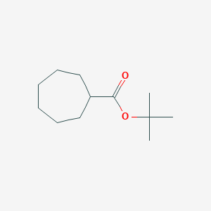 molecular formula C12H22O2 B2384634 Tert-butyl cycloheptanecarboxylate CAS No. 87661-17-4
