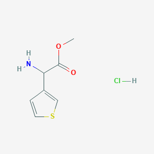 Methyl 2-amino-2-(thiophen-3-yl)acetate hydrochloride