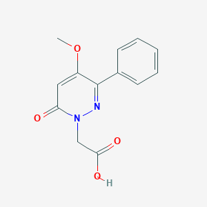 2-(4-Methoxy-6-oxo-3-phenylpyridazin-1(6H)-yl)acetic acid