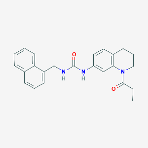 1-(Naphthalen-1-ylmethyl)-3-(1-propionyl-1,2,3,4-tetrahydroquinolin-7-yl)urea
