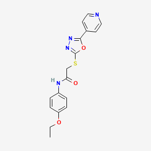 N-(4-ethoxyphenyl)-2-((5-(pyridin-4-yl)-1,3,4-oxadiazol-2-yl)thio)acetamide