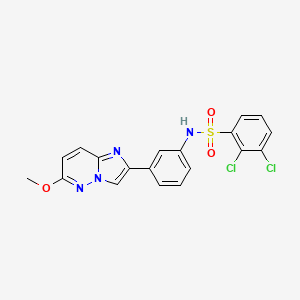 2,3-dichloro-N-(3-(6-methoxyimidazo[1,2-b]pyridazin-2-yl)phenyl)benzenesulfonamide