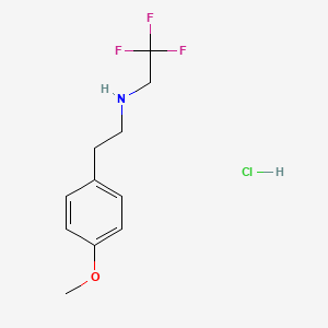 [2-(4-Methoxyphenyl)ethyl](2,2,2-trifluoroethyl)amine hydrochloride