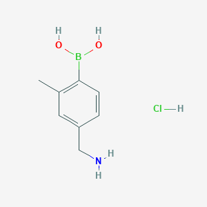 [4-(AMinomethyl)-2-methylphenyl]boronic acid hydrochloride