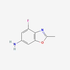 4-Fluoro-2-methyl-1,3-benzoxazol-6-amine
