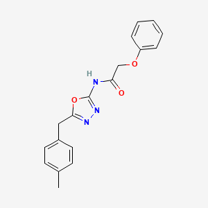 N-(5-(4-methylbenzyl)-1,3,4-oxadiazol-2-yl)-2-phenoxyacetamide